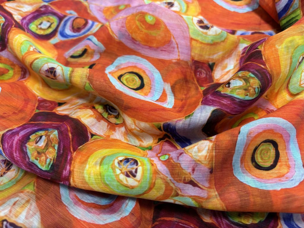 fabric printed by digital textile machines
